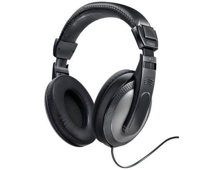 AHAMA Shelltv Auriculares para TV con Estéreo con Cable Gris Oscuro Negro