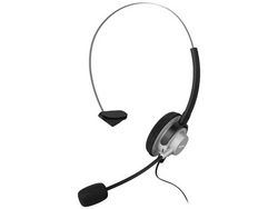HAMA In-Ear-Headset Auriculares supraaurales con cable mono negro plateado volumen ajustable
