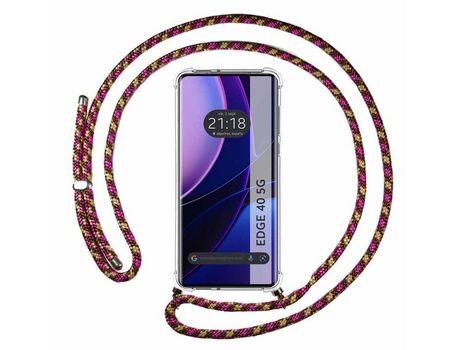 Funda para Motorola Edge 40 5G TUMUNDOSMARTPHONE de Rosa