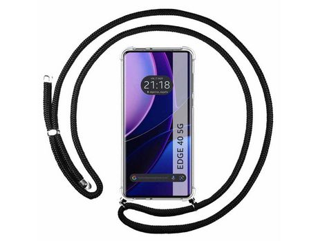 Funda para Motorola Edge 40 5G TUMUNDOSMARTPHONE de Negro