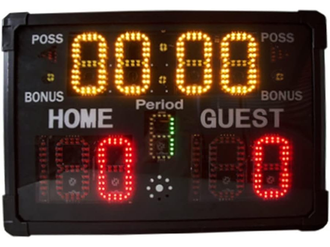 Marcador Digital Electrónico Led Para Baloncesto, Tablero Deportivo Led Multifuncional, Para Montaje En Pared.