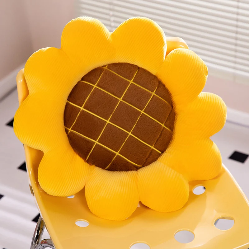 Cojín De Asiento Para Adulto Con Diseño De Girasol (70 Cm), Cojín Para Sofá, Almohada Decorativa.