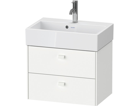 Mueble DURAVIT Brioso de baño de pared Compact 58,4 x 38,9 cm con 2 cajones incl. recorte de sifón y delantal para lavabo Vero Air 236860