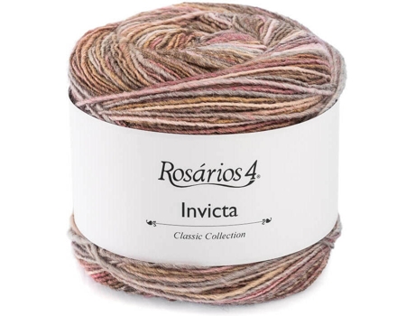 Hilo de Lana ROSARIOS 4 Invicta P150162 (Rosa - 12,5x13,5x12,5 cm - Lana)