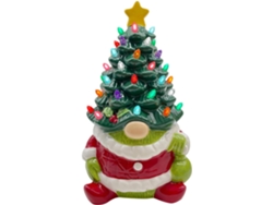 Rbol De Navidad Con Gnomos Decorativos Adornos Resina Luces Elfos Para Decorar El Hogar La Oficina O Cualquier Habitaci