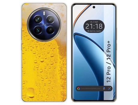Funda Diseño Cerveza para Realme 12 Pro 5G / 12 Pro Plus 5G TUMUNDOSMARTPHONE Silicona Multicolor