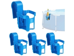 Linjou Portavasos Para Piscina (4 Unidades) Azul