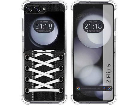 Funda para Samsung Galaxy Z Flip 5 5G TUMUNDOSMARTPHONE de Silicona con Diseño - Mulicolor