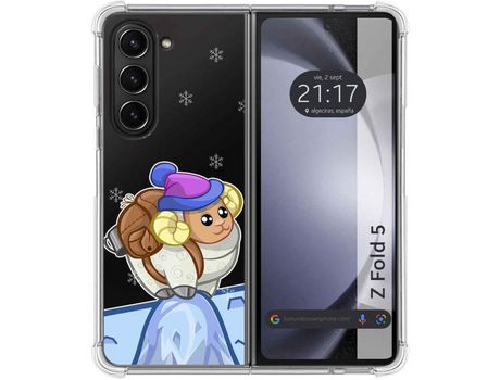 Funda para Samsung Galaxy Z Fold 5 5G TUMUNDOSMARTPHONE de Silicona con Diseño - Mulicolor