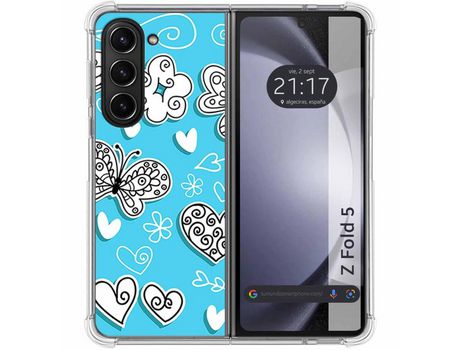 Funda para Samsung Galaxy Z Fold 5 5G TUMUNDOSMARTPHONE de Silicona con Diseño - Mulicolor