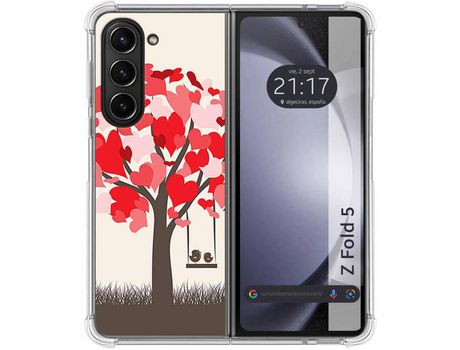 Funda para Samsung Galaxy Z Fold 5 5G TUMUNDOSMARTPHONE de Silicona con Diseño - Mulicolor