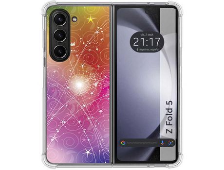 Funda para Samsung Galaxy Z Fold 5 5G TUMUNDOSMARTPHONE de Silicona con Diseño - Mulicolor
