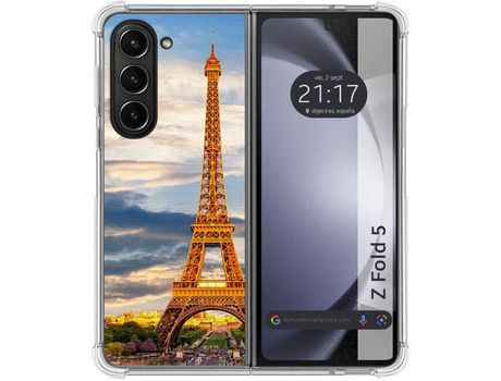 Funda para Samsung Galaxy Z Fold 5 5G TUMUNDOSMARTPHONE de Silicona con Diseño - Mulicolor