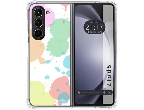 Funda para Samsung Galaxy Z Fold 5 5G TUMUNDOSMARTPHONE de Silicona con Diseño - Mulicolor