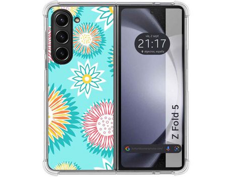 Funda para Samsung Galaxy Z Fold 5 5G TUMUNDOSMARTPHONE de Silicona con Diseño - Mulicolor