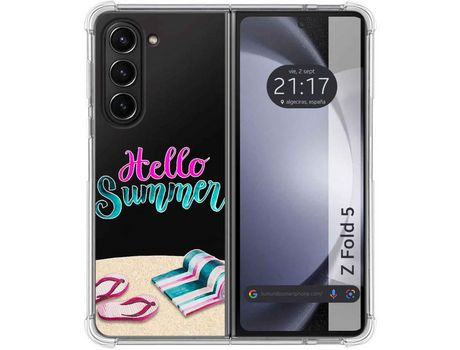 Funda para Samsung Galaxy Z Fold 5 5G TUMUNDOSMARTPHONE de Silicona con Diseño - Mulicolor