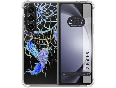 Funda para Samsung Galaxy Z Fold 5 5G TUMUNDOSMARTPHONE de Silicona con Diseño - Mulicolor
