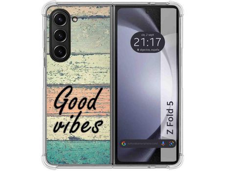 Funda para Samsung Galaxy Z Fold 5 5G TUMUNDOSMARTPHONE de Silicona con Diseño - Mulicolor