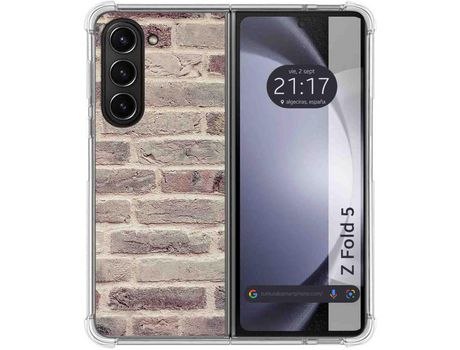 Funda para Samsung Galaxy Z Fold 5 5G TUMUNDOSMARTPHONE de Silicona con Diseño - Mulicolor