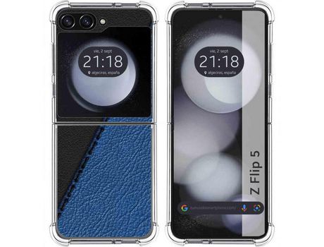 Funda para Samsung Galaxy Z Flip 5 5G TUMUNDOSMARTPHONE de Silicona con Diseño - Mulicolor