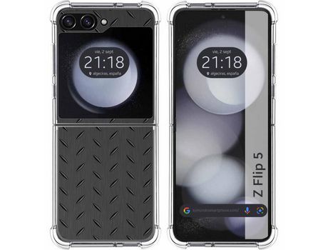 Funda para Samsung Galaxy Z Flip 5 5G TUMUNDOSMARTPHONE de Silicona con Diseño - Mulicolor