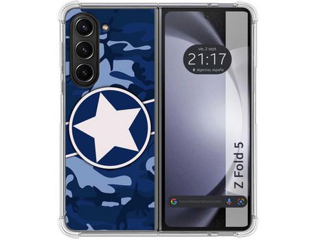 Funda para Samsung Galaxy Z Fold 5 5G TUMUNDOSMARTPHONE de Silicona con Diseño - Mulicolor
