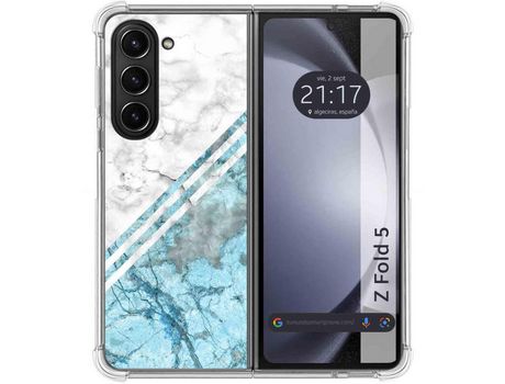 Funda para Samsung Galaxy Z Fold 5 5G TUMUNDOSMARTPHONE de Silicona con Diseño - Mulicolor