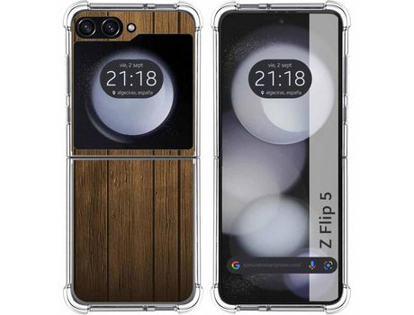 Funda para Samsung Galaxy Z Flip 5 5G TUMUNDOSMARTPHONE de Silicona con Diseño - Mulicolor