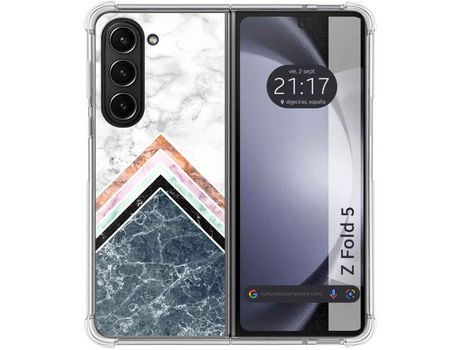 Funda para Samsung Galaxy Z Fold 5 5G TUMUNDOSMARTPHONE de Silicona con Diseño - Mulicolor
