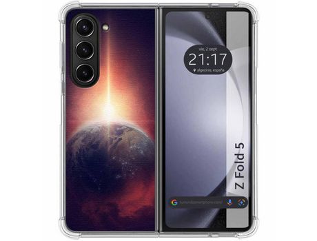 Funda para Samsung Galaxy Z Fold 5 5G TUMUNDOSMARTPHONE de Silicona con Diseño - Mulicolor