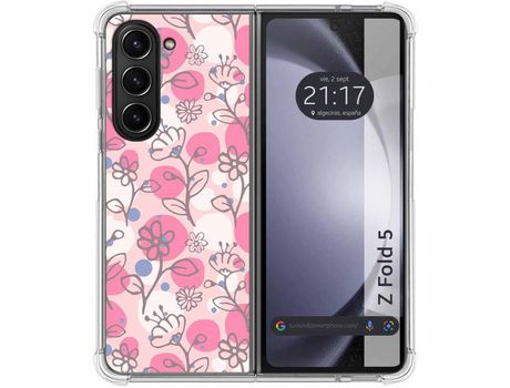 Funda para Samsung Galaxy Z Fold 5 5G TUMUNDOSMARTPHONE de Silicona con Diseño - Mulicolor