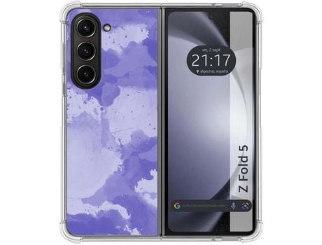 Funda para Samsung Galaxy Z Fold 5 5G TUMUNDOSMARTPHONE de Silicona con Diseño - Mulicolor