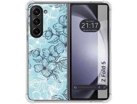 Funda para Samsung Galaxy Z Fold 5 5G TUMUNDOSMARTPHONE de Silicona con Diseño - Mulicolor