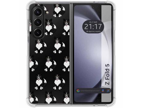 Funda para Samsung Galaxy Z Fold 5 5G TUMUNDOSMARTPHONE de Silicona con Diseño - Mulicolor