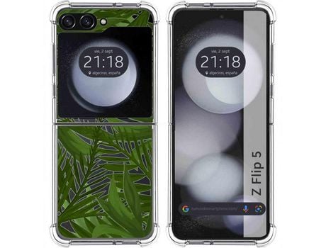 Funda para Samsung Galaxy Z Flip 5 5G TUMUNDOSMARTPHONE de Silicona con Diseño - Mulicolor