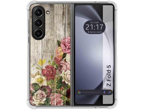 Funda para Samsung Galaxy Z Fold 5 5G TUMUNDOSMARTPHONE de Silicona con Diseño - Mulicolor
