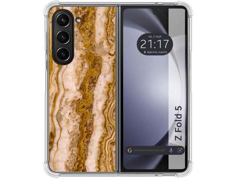 Funda para Samsung Galaxy Z Fold 5 5G TUMUNDOSMARTPHONE de Silicona con Diseño - Mulicolor