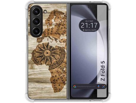 Funda para Samsung Galaxy Z Fold 5 5G TUMUNDOSMARTPHONE de Silicona con Diseño - Mulicolor