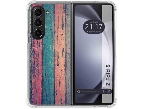 Funda para Samsung Galaxy Z Fold 5 5G TUMUNDOSMARTPHONE de Silicona con Diseño - Mulicolor