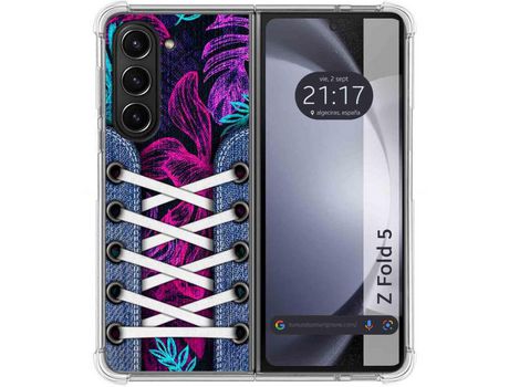 Funda para Samsung Galaxy Z Fold 5 5G TUMUNDOSMARTPHONE de Silicona con Diseño - Mulicolor