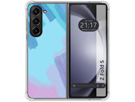 Funda para Samsung Galaxy Z Fold 5 5G TUMUNDOSMARTPHONE de Silicona con Diseño - Mulicolor