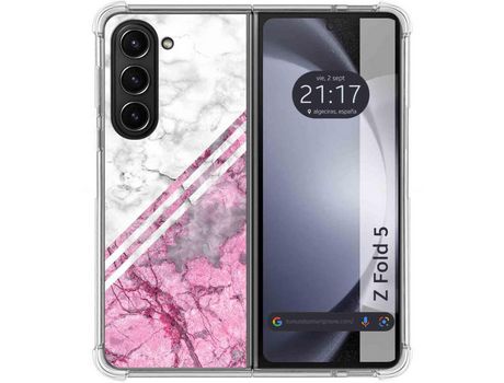 Funda para Samsung Galaxy Z Fold 5 5G TUMUNDOSMARTPHONE de Silicona con Diseño - Mulicolor
