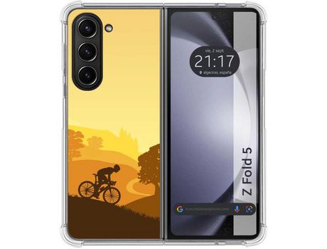 Funda para Samsung Galaxy Z Fold 5 5G TUMUNDOSMARTPHONE de Silicona con Diseño - Mulicolor