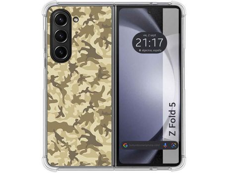 Funda para Samsung Galaxy Z Fold 5 5G TUMUNDOSMARTPHONE de Silicona con Diseño - Mulicolor