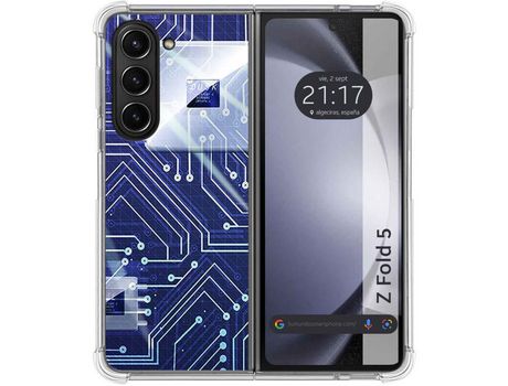 Funda para Samsung Galaxy Z Fold 5 5G TUMUNDOSMARTPHONE de Silicona con Diseño - Mulicolor