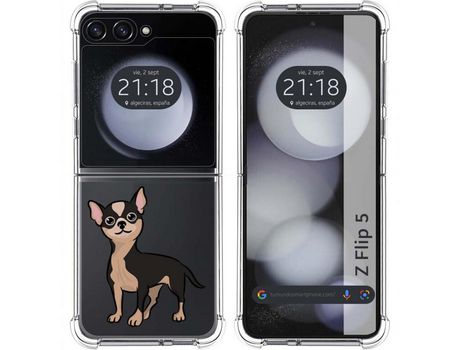 Funda para Samsung Galaxy Z Flip 5 5G TUMUNDOSMARTPHONE de Silicona con Diseño - Mulicolor