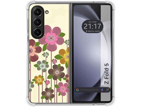 Funda para Samsung Galaxy Z Fold 5 5G TUMUNDOSMARTPHONE de Silicona con Diseño - Mulicolor