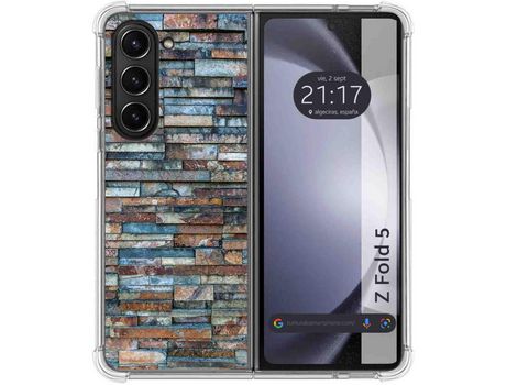 Funda para Samsung Galaxy Z Fold 5 5G TUMUNDOSMARTPHONE de Silicona con Diseño - Mulicolor