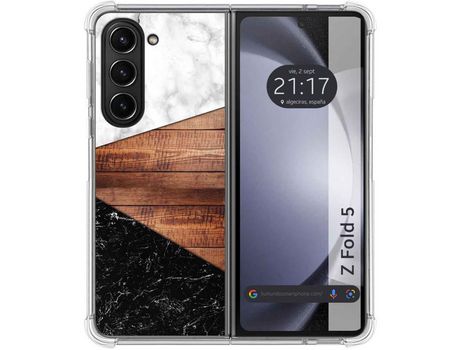 Funda para Samsung Galaxy Z Fold 5 5G TUMUNDOSMARTPHONE de Silicona con Diseño - Mulicolor