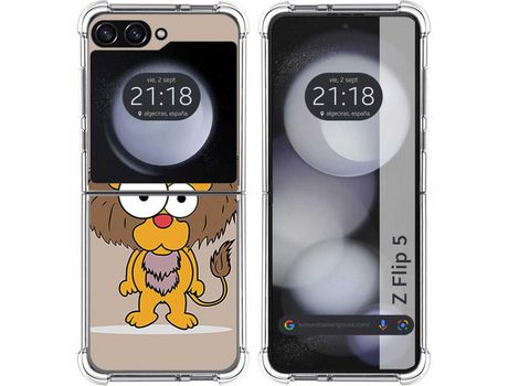 Funda para Samsung Galaxy Z Flip 5 5G TUMUNDOSMARTPHONE de Silicona con Diseño - Mulicolor